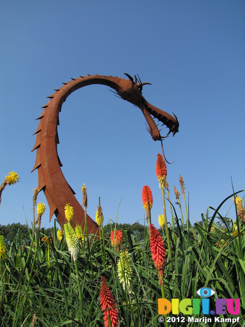 SX24394 Metal dragon at Floriade